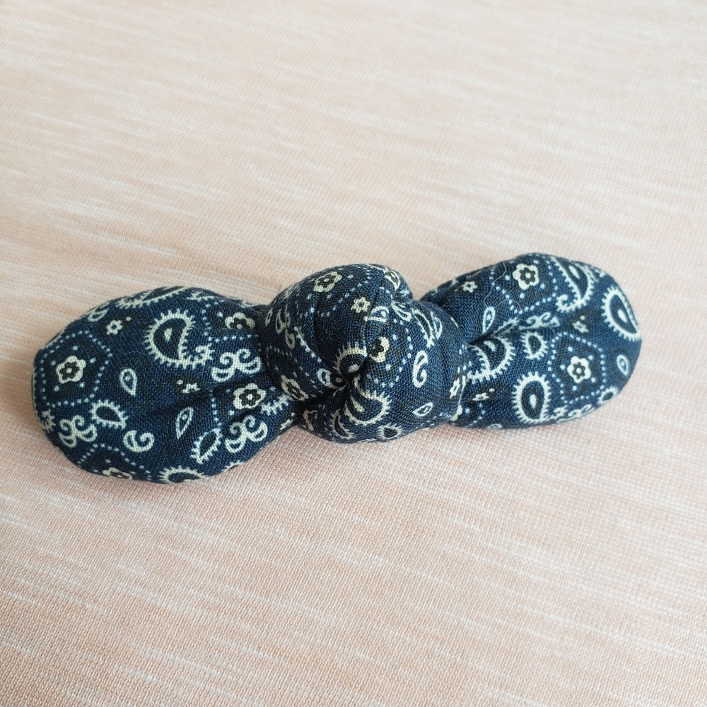 Blue hair clip